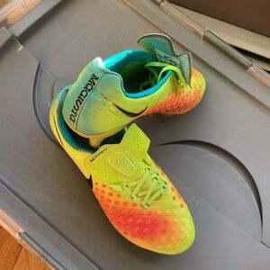 Limited Edition Nike Magista yellow, blue and pink neon cleats GUC 6.5M Or 5.5W